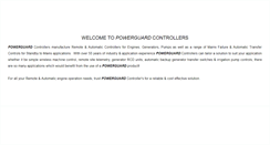 Desktop Screenshot of powerguardcontrollers.com.au